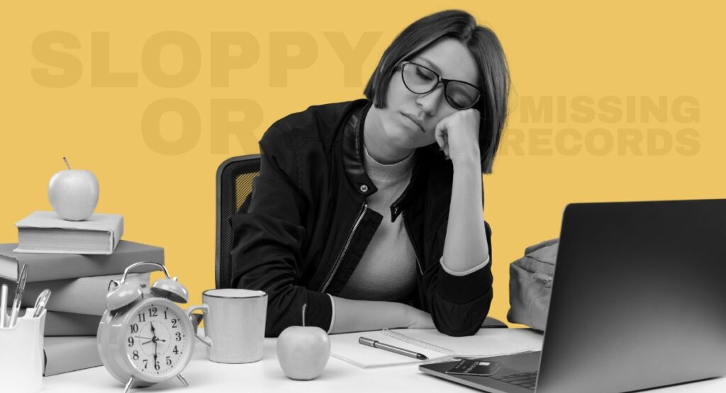 Sloppy or Missing Records - Accounting Mistakes Small Businesses Make